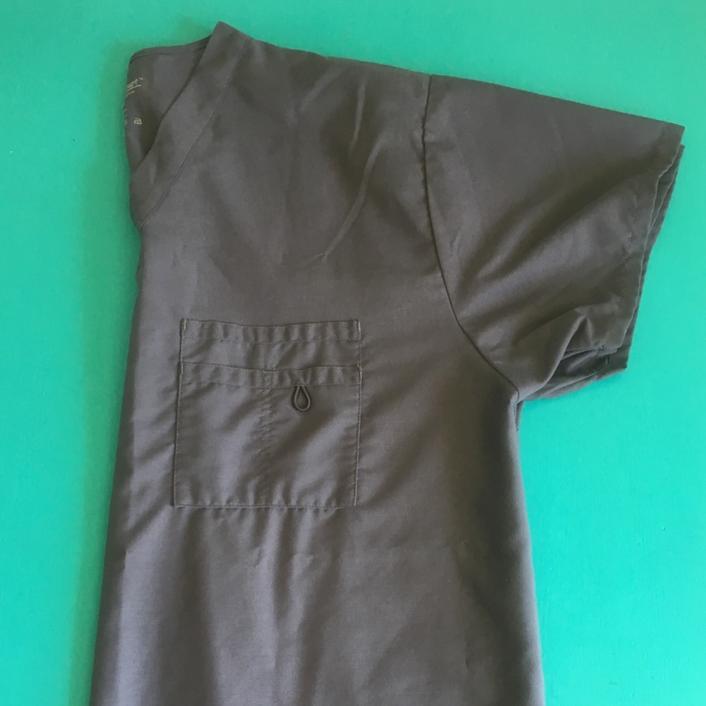 Grey Scrub Top